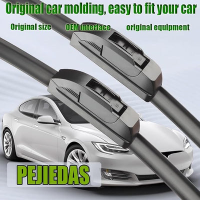 3 Replacement Wiper Blades For Dodge Journey 2009 2010 2011 2012-2020 24" + 19" + 12" Front and Rear Wiper Blades (Pack of 3)