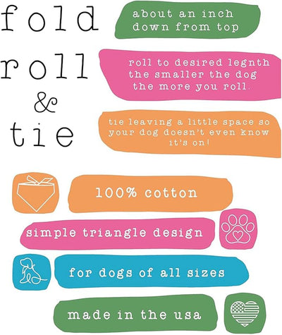 Service Dog in Training Dog Bandana | 100% Cotton Adjustable Triangle |Service Dog | Working Animal | Assistance |Black, One Size (289)