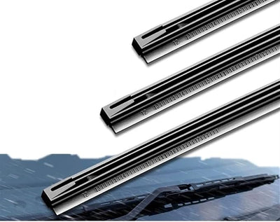 OEM Quality 4pcs 8mm/6mm Car Windscreen Wiper Blade Insert Rubber Strip (Refill) Soft 14"16"17"18"19"20"21"22"24"26"28" Accessories Perfect fit for windshields (Color : Width 6mm, Size : 4pcs 18 inc
