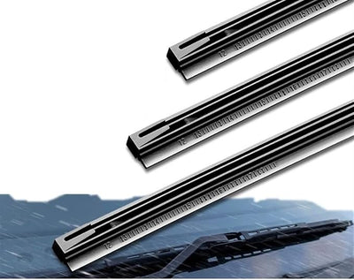 OEM Quality 4pcs 8mm/6mm Car Windscreen Wiper Blade Insert Rubber Strip (Refill) Soft 14"16"17"18"19"20"21"22"24"26"28" Accessories Perfect fit for windshields (Color : Width 6mm, Size : 4pcs 14 inc