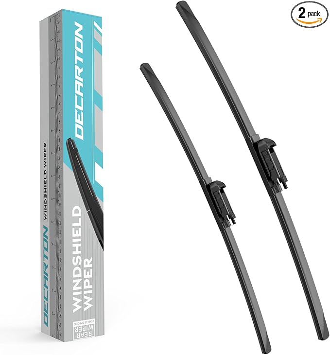Windshield Wiper Blades Replacement for GMC Sierra 2007-2013 | OEM Quality 22-inch + 22-inch Premium (Pair for Front Windshield)