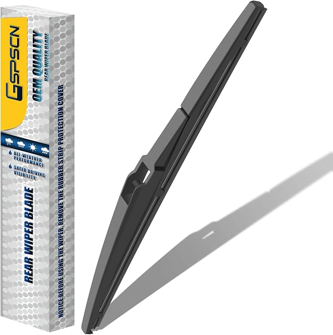 GSPSCN 11" Rear Wiper Blade For Hyundai Accent 2022-2012 Kona 2023-2018 /Kia Soul 2019-2010 /Pontiac Vibe 2010-2003 /Scion iQ 2015-2012 /Suzuki Ertiga 2020-2019 Rear Windshield Quiet Wiper Blades