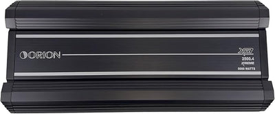 Orion XTR Series XTR2500.4 High Power Class A/B 4-Channel Amplifier - 2500W RMS, 2/4 Ohm Stable, High/Low Pass Crossover, Bass Boost Control, MOSFET Power Supply, Bass Knob Included, Made in Korea