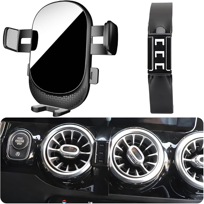Car Phone Holder for Mercedes Benz GLA-Class Auto Accessories [Only for 2021-2024 Benz GLA-Class] [Auto Lock Hands Free Cell Phone Mount Car fits for iPhone & All Smartphones]