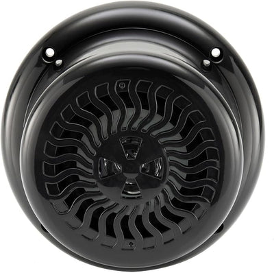 RecPro RV Flush Mount Speaker | Exterior 5.25" Black Wavy Blue LED | Waterproof (10 Pack)
