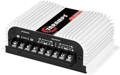 Taramps TS 400x4 400 watts RMS 4 Channels Full Range Car Audio Amplifier, 2 Bridged Channels, RCA Input Class D, Output Power, Multichannel Amplifier System, Small - TS400X4