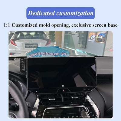 Car Phone Holder for Toyota Venza 2021-2024 12.3-inch Screen Accessories | Not Fit 8-in Screen [Auto Lock Hands Free Cell Phone Mount Car fits for iPhone & All Smartphones]