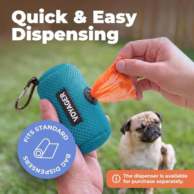 Best Pet Supplies Dog Poop Bags for Waste Refuse Cleanup, Doggy Roll Replacements for Outdoor Puppy Walking and Travel, Leak Proof and Tear Resistant, Thick Plastic - Assorted, 900 Bags