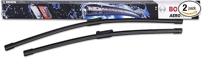 BOSCH 3397007638 AeroTwin OE Replacement Wiper Blades Driver & Passenger Side - Set of 2 (26" & 21") Top Lock 16mm