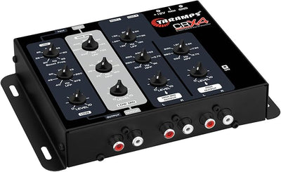 Taramps Crx4 Electronic 4 Way Crossover Rca Channels 8 Volts Rms Car Audio Processor Stereo Equalizer Great for Low/High with Bass Boost, Compact Size