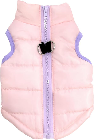Winter Waterproof Windproof Vest Coat for Small Medium Dogs - Warm Jacket for Cold Weather (Not Suitable for Big Dogs) X-Tangerine M