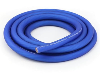 KnuKonceptz Kolossus Flex Kable 0 Gauge Power Wire Blue OFC (Sold in 5 Foot increments)