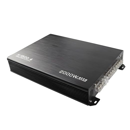 Car Power Amplifier 4-Channel Amplifier Stereo Audio Amp 12V (4 Channel - 13 inch)