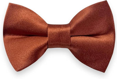 Detachable Dog Bow Tie, Slide-On Pet Bowtie for Collars, Stylish Durable Dog Lover Accessory Small, Medium & Large Dogs (Terracotta, Large (4.5in Wide))