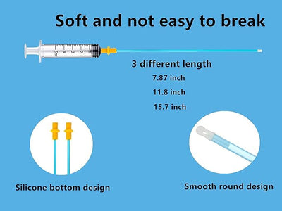 5 Set AI Artificial Insemination Dog Breeding Kit, Canine Breeding Kit, Dog Insemination Breeder Kit, Disposable Canine Artificial Insemination, Canine Breeding Supplies (5 Set, 15.7 inch) L