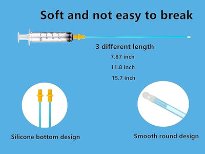 20 Set AI Artificial Insemination Dog Breeding Kit, Canine Breeding Kit, Dog Insemination Breeder Kit, Disposable Canine Artificial Insemination, Canine Breeding Supplies (7.87 inch) S