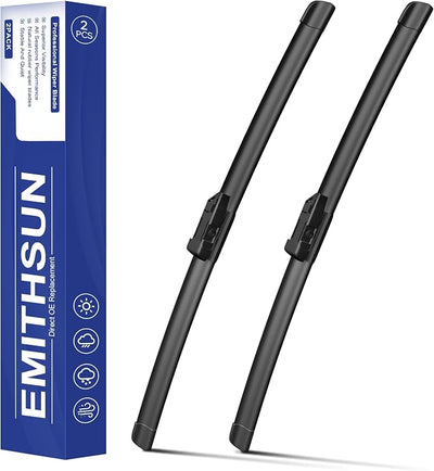 EMITHSUN® 24"+19" Windshield Wiper Blades for Honda CR-V CRV 2023-2025 | OEM Quality Replacement, Easy Installation, Streak Free, All Weather, Pack Of 2