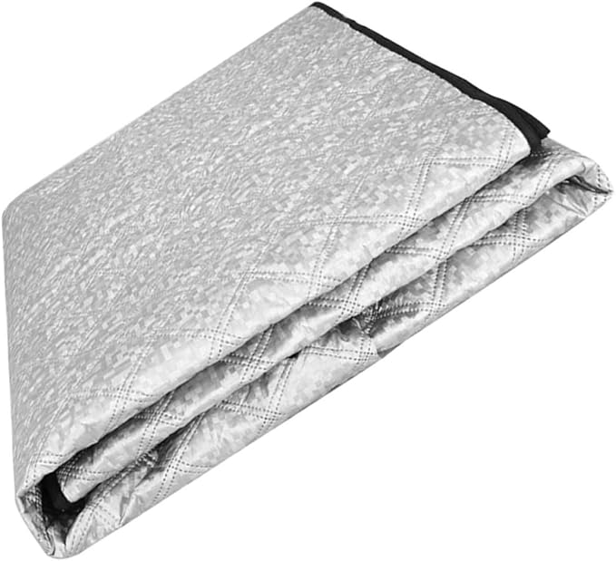 Healifty Snow Windshield Cover for Car Protects Windshield from Frost Snow and Ice with Built-in Magnets Pe Aluminum Film Material Winter Sun Shade for Vehicle