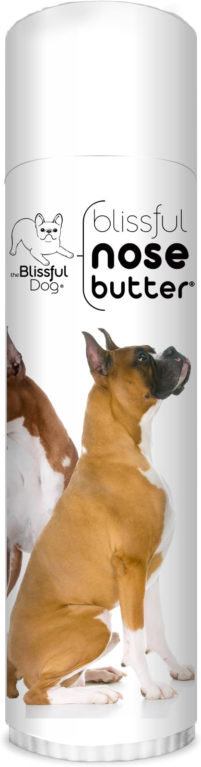 Show Boxer Nose Butter for Dry, Cracked Skin, Lick-Safe Dog Nose Balm with Moisturizing Shea Butter, Almond, Olive, and Essential Oils, Pet Supplies, Uncented, 0.50 oz.