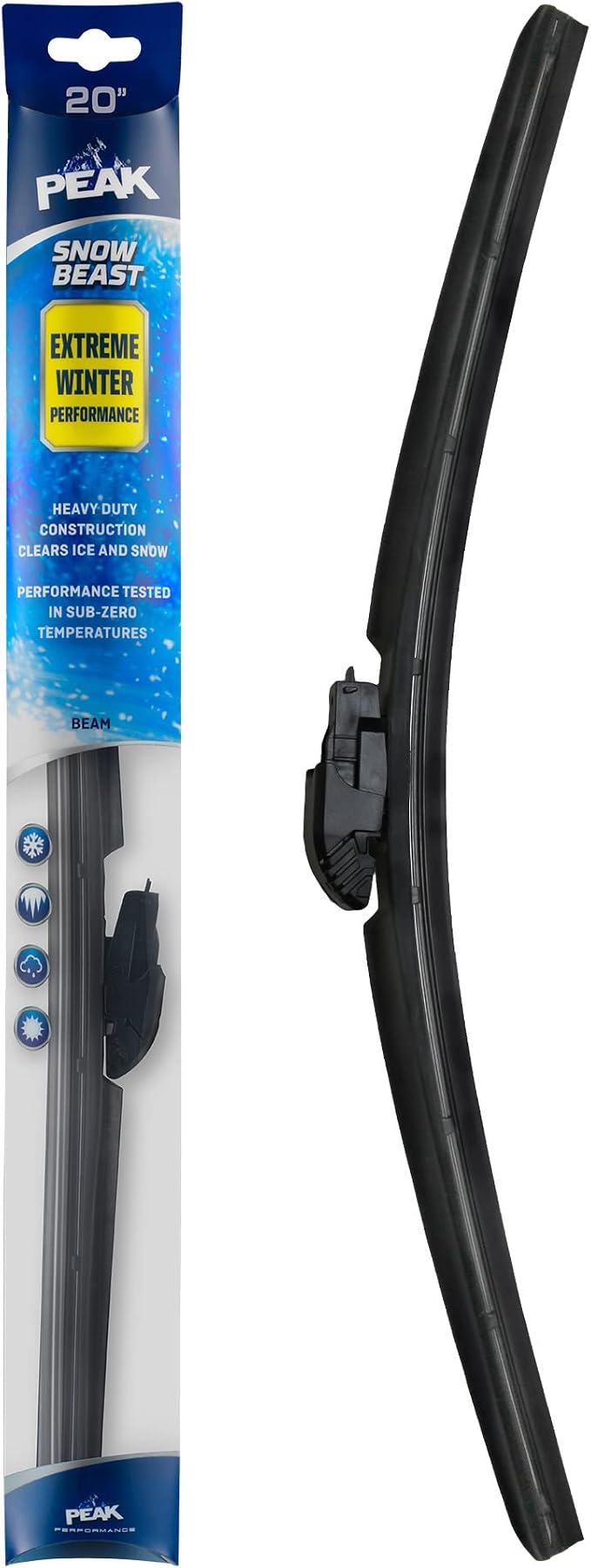 PEAK Snow Beast Winter Windshield Wiper Blade, 20-inch