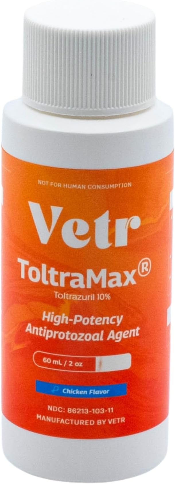 Toltrazuril 10.0% for Horses, Dogs, Cats, 60mL/2 Ounce, for Non-Food Chain Animals, Alfalfa