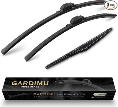 Front and Rear Windshield Wipers for Toyota Venza 2021-2024 | 26" 16" 14" Quiet and Streak-Free Front and Back Wiper Blades Assembly All-Season OEM Automotive Replacement Accessories