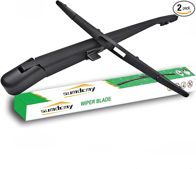 Rear Windshield Wiper Blade and Arm Replacement for Nissan Armada 2005-2015 Back Window Windscreen Wiper