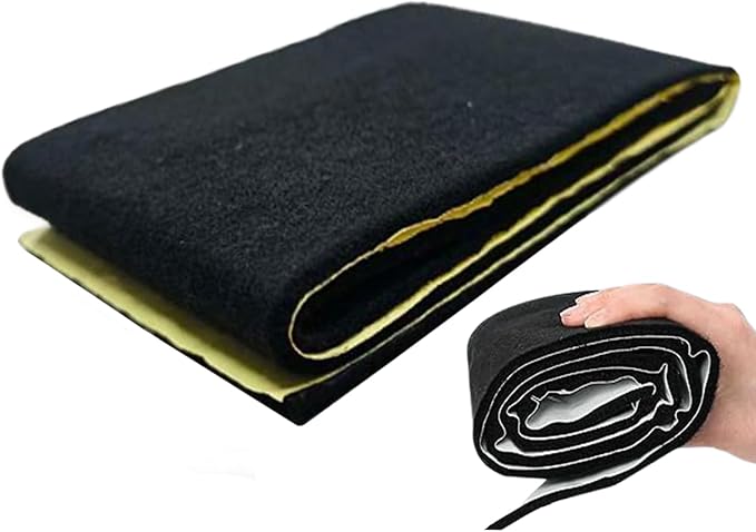 Battery Blanket for Car Adhesive Vehicle Supplies | Car Battery Fireproof Blanket for Drivers Trucks SUVs RVs Sedans Fleet Managers Garage Overnight Parking Daily Commute Road