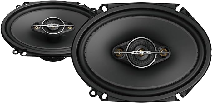 A-Series Standard TS-A6881F 6” x 8” 4-Way Speakers (Pair) – 350W Max, Balanced Sound + Smooth Treble, Enhanced Bass, Great Stock Replacement