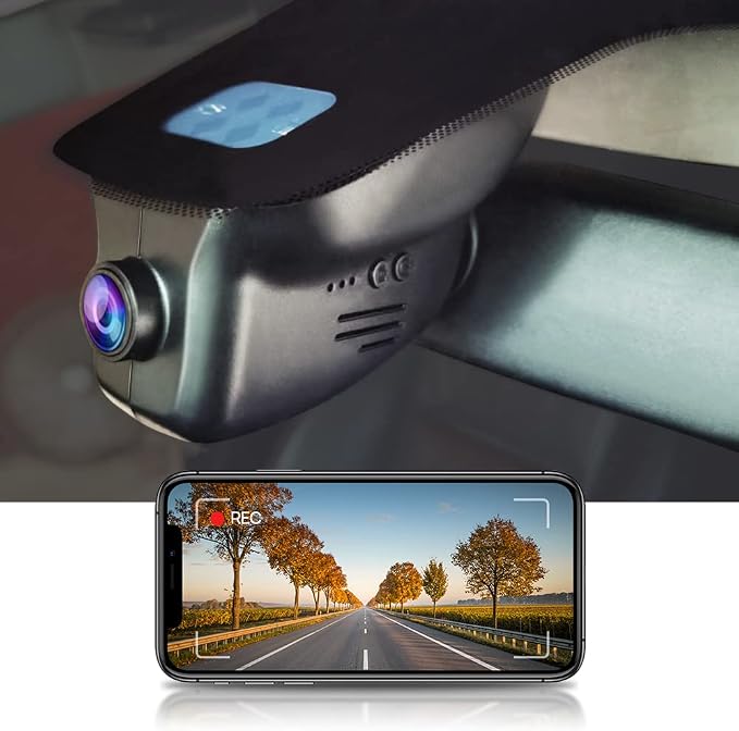 4K Dash Cam Suitable for Land Rover Range Rover 2010-2017 & Range Rover Sport (HD2-6015), OEM Look, UHD 2160P Video, Built-in WiFi & APP, Loop Recording, G-Sensor, Plug & Play, 64GB Card