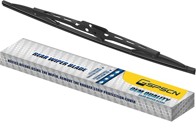 GSPSCN 16" Rear Wiper Blade For Chevy Uplander 2009-2005，Suburban Tahoe Trailblazer 2006-2000 /Chrysler PT Cruiser 2010-2001 /Toyota Land Cruiser 2007-2000，Sienna 2010-2005 Quiet Windshield Wiper