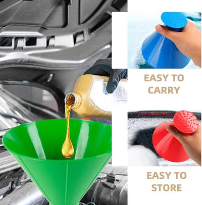 LABRIMP 5pcs Cone Shaped Ice Scrapers Snow Shovel Set for Car and Truck Windshield Deicing Compact and Portable Abs Material Multi-Purpose Winter Automotive Accessory