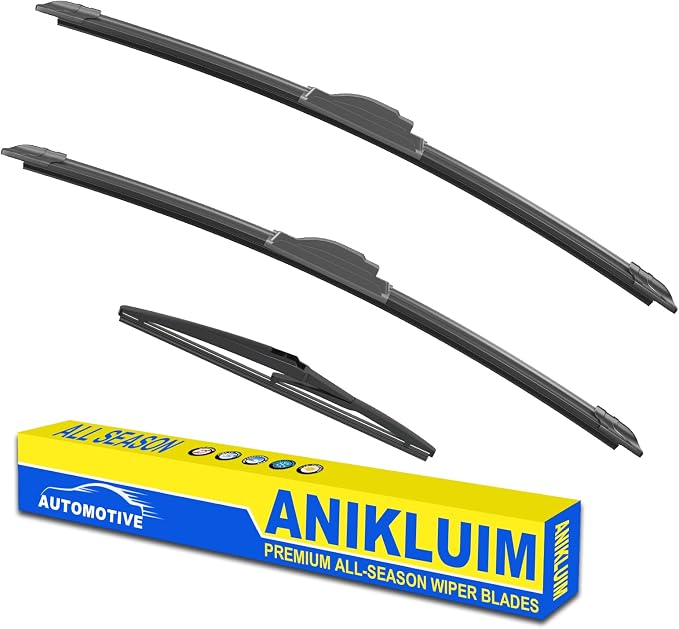 ANIKLUIM® 24"+20" Wiper Blades with 11" Rear Wiper Blade Set Replacement for 2011 2012 2013 2014 2015 Kia Sorento Windshield Wipers Original Factory Quality (Pack of 3)