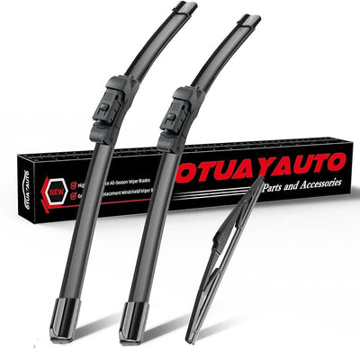 OTUAYAUTO Windshield Wiper Blades Replacement for Toyota Prius 2016-2023, All-Extreme Weather Performance Quiet No Trace Front and Rear Wipers Top Lock 28"+16"+16" (Pack of 3)