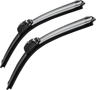 MOTIUM OEM QUALITY Premium All-Season Windshield Wiper Blades (Set of 2) (19"+18" (Pair for Front Windshield))