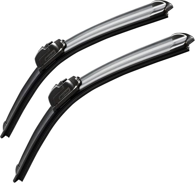 MOTIUM Windshield Wiper Blades 22"+20", All-Season, Set of 2 | OEM Quality, Easy Installation, Streak Free