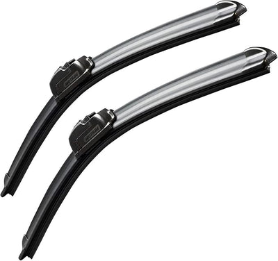 MOTIUM Windshield Wiper Blades 22"+22", All-Season, Set of 2 | OEM Quality, Easy Installation, Streak Free
