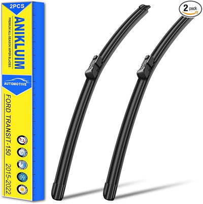 ANIKLUIM® Wiper Blades for 2022-2015 Ford Transit-150 Front Windshield Wipers,28 Inch+21 Inch,Durable and Quiet (Pack of 2)