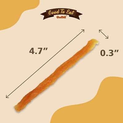 Gootoe Soft Turkey Tendon Strip 1 lb, Natural Chewy Snack, USA-Sourced Turkey Tendon, Premium Training Chew, Hypoallergenic, Ideal for Small& Senior Dog, Jumbo Pack