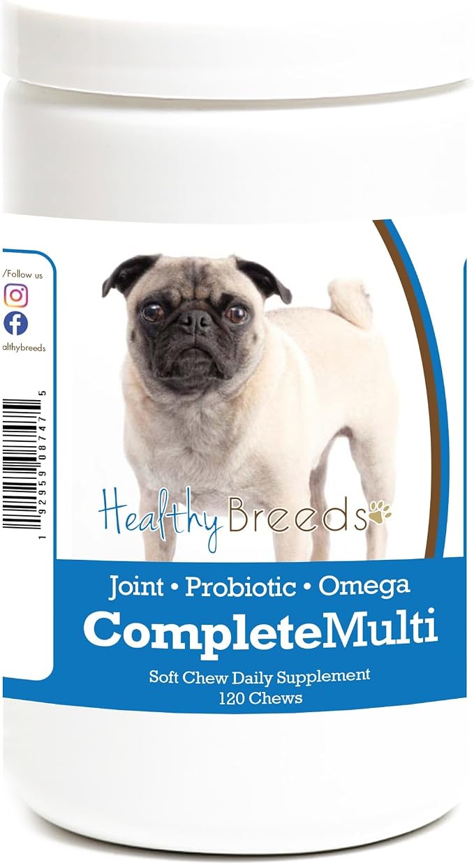 Pug All in One Multivitamin Soft Chew 120 Count
