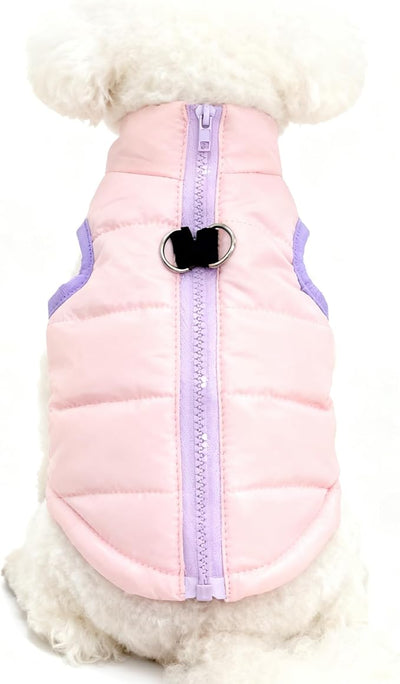 Winter Waterproof Windproof Vest Coat for Small Medium Dogs - Warm Jacket for Cold Weather (Not Suitable for Big Dogs) X-Tangerine XL