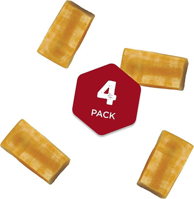 Best Bully Sticks Yak Cheese Himalayan Dog Chews - Small 4 Count (Pack of 1) - Natural, Lactose Free Cheese, Odor-Free, Long-Lasting Snack