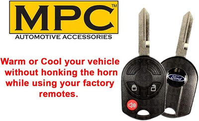 MPC OEM Remote Activated Remote Start Compatible with 2011-2015 Ford Explorer Key-to-Start Use Your Factory Remotes to Start - Plug & Play - Firmware Preloaded