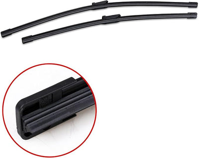 BOSCH 3397007638 AeroTwin OE Replacement Wiper Blades Driver & Passenger Side - Set of 2 (26" & 21") Top Lock 16mm