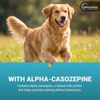 Vetoquinol Zylkene Calming Support Supplement for Large Dogs 33-132lbs, Promotes Relaxation, Reduces Stress, and Supports Occasional Anxiety Relief for Dogs, 450mg - 30 Capsules