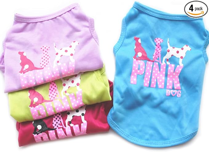Dog Shirt for Small Medium Dog Boy|Girl Dog Clothes for Puppy Cat Christmas New Year Apparel Cute Fashion Female Small Dog Outfit