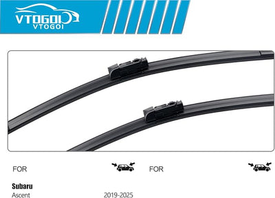 OEM Windshield Wiper Blades Replacement for Subaru Ascent 2019 2020 2021 2022 2023 2024 2025, All Weather Original Factory Quality Front & Rear Wipers Set 26"+20"+14" (Pack of 3)