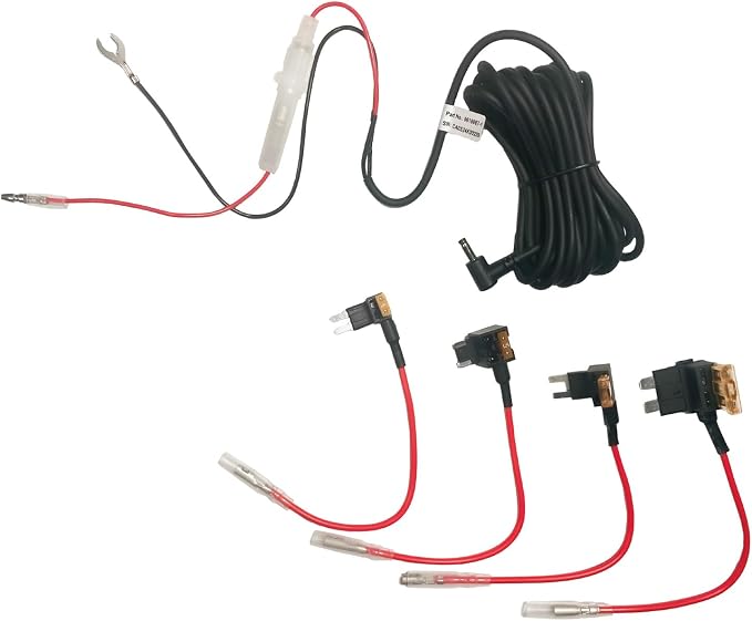 Cobra Radar Detector Direct Hardwire Kit to Barrel Connector Power Cord for Easy Custom Installation, Compatible with Cobra RAD350 380 450 480i and 700i
