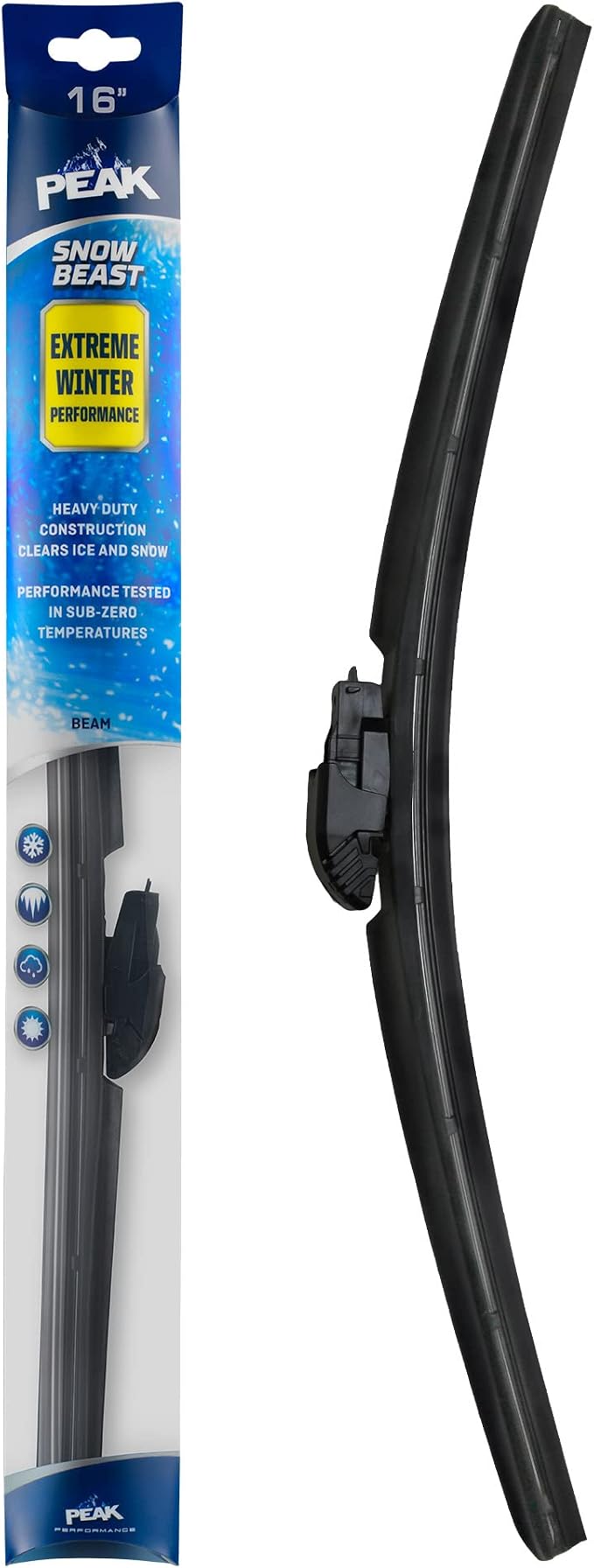 PEAK Snow Beast Winter Windshield Wiper Blade, 16-inch