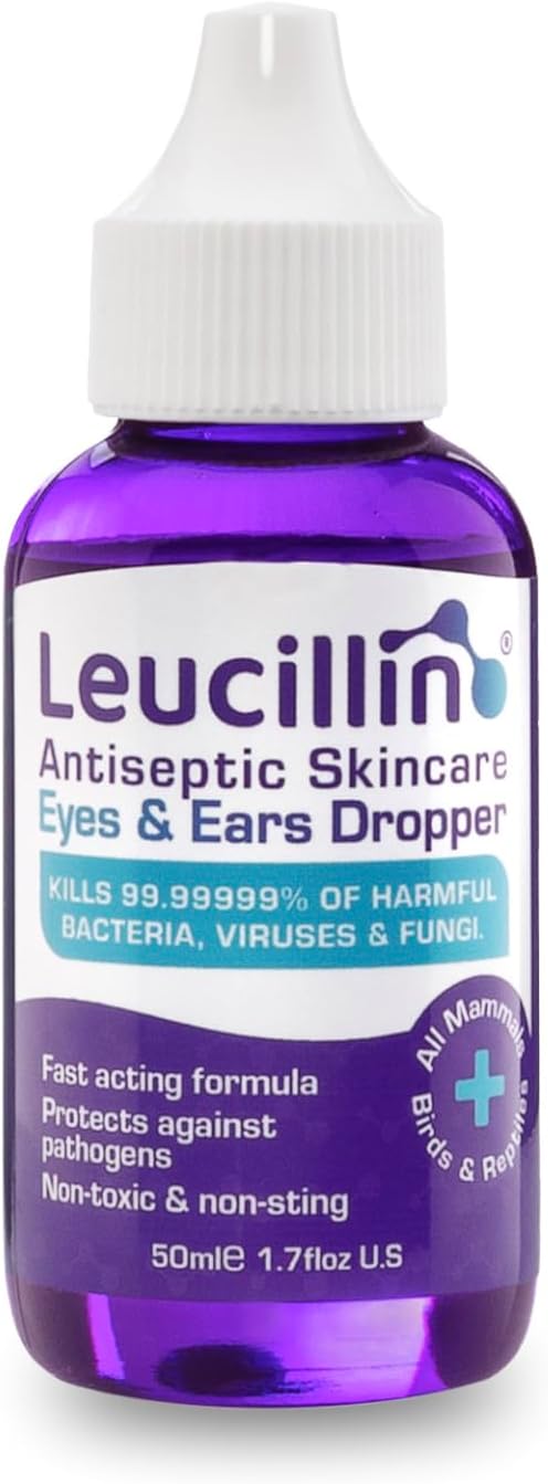 Natural Antiseptic Dropper for Dogs, Soothes Itchy Skin and Promotes Healing, Effective Treatment for Dogs, Wound and Skin Care Solution for Pets, First Aid Kit Essential - 50ml